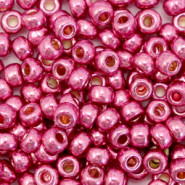 Miyuki rocailles Perlen 6/0 - Duracoat galvanized hot pink 6-4210
